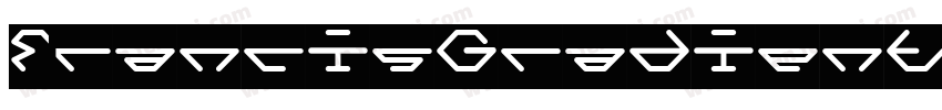 FrancisGradientStd Inside字体转换